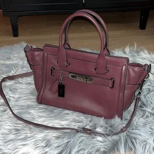 Coach Oxblood Crossbody Handbag